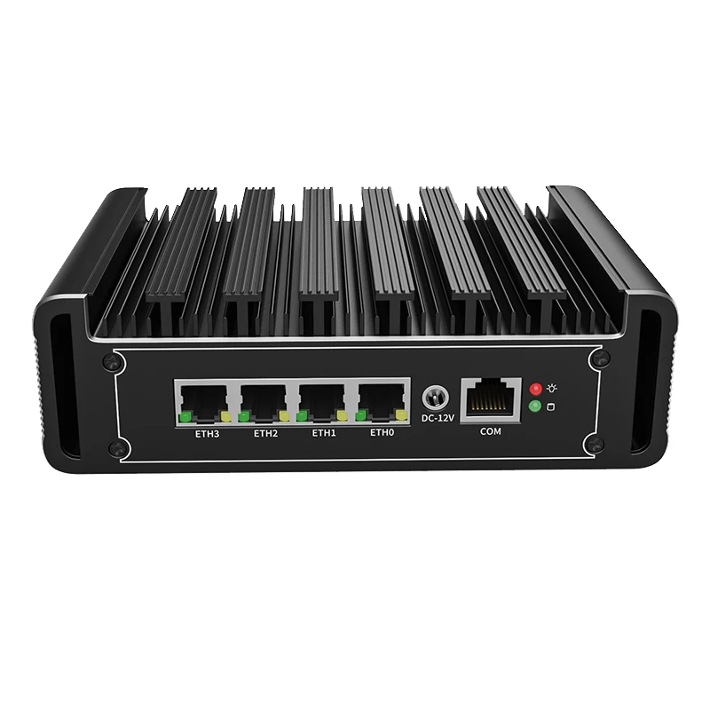 IKuaiOS G31 Fanless Mini Firewall Router Tiger Lake 11th Gen Core i3 i5 i7 4x2.5GbE Compatible Pfsense OpenWrt ESXi 1449NP-12