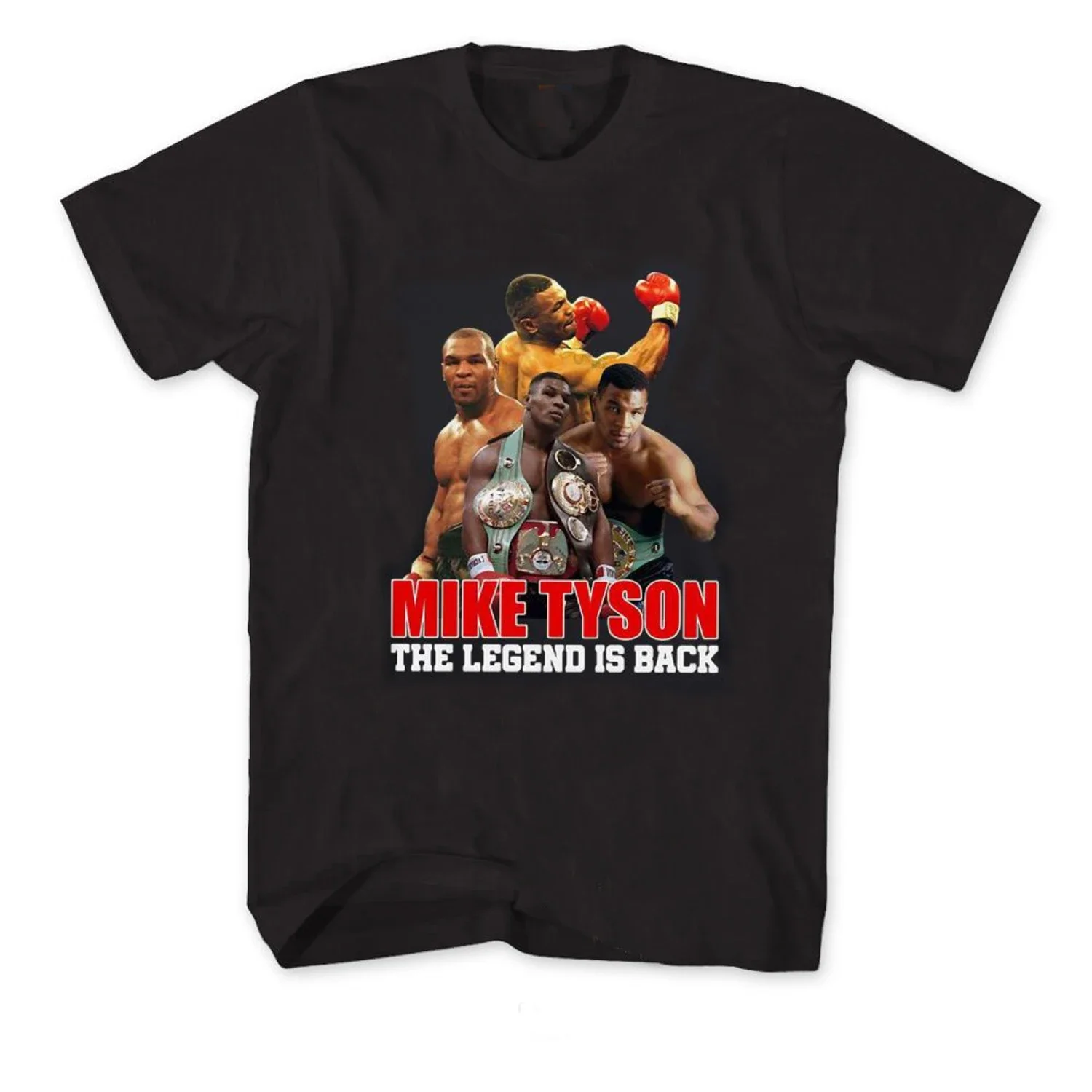 The Legend Is Back. Boxing Champion Mike Tyson T-Shirt. Summer Cotton Short Sleeve O-Neck Mens T Shirt New S-3XL