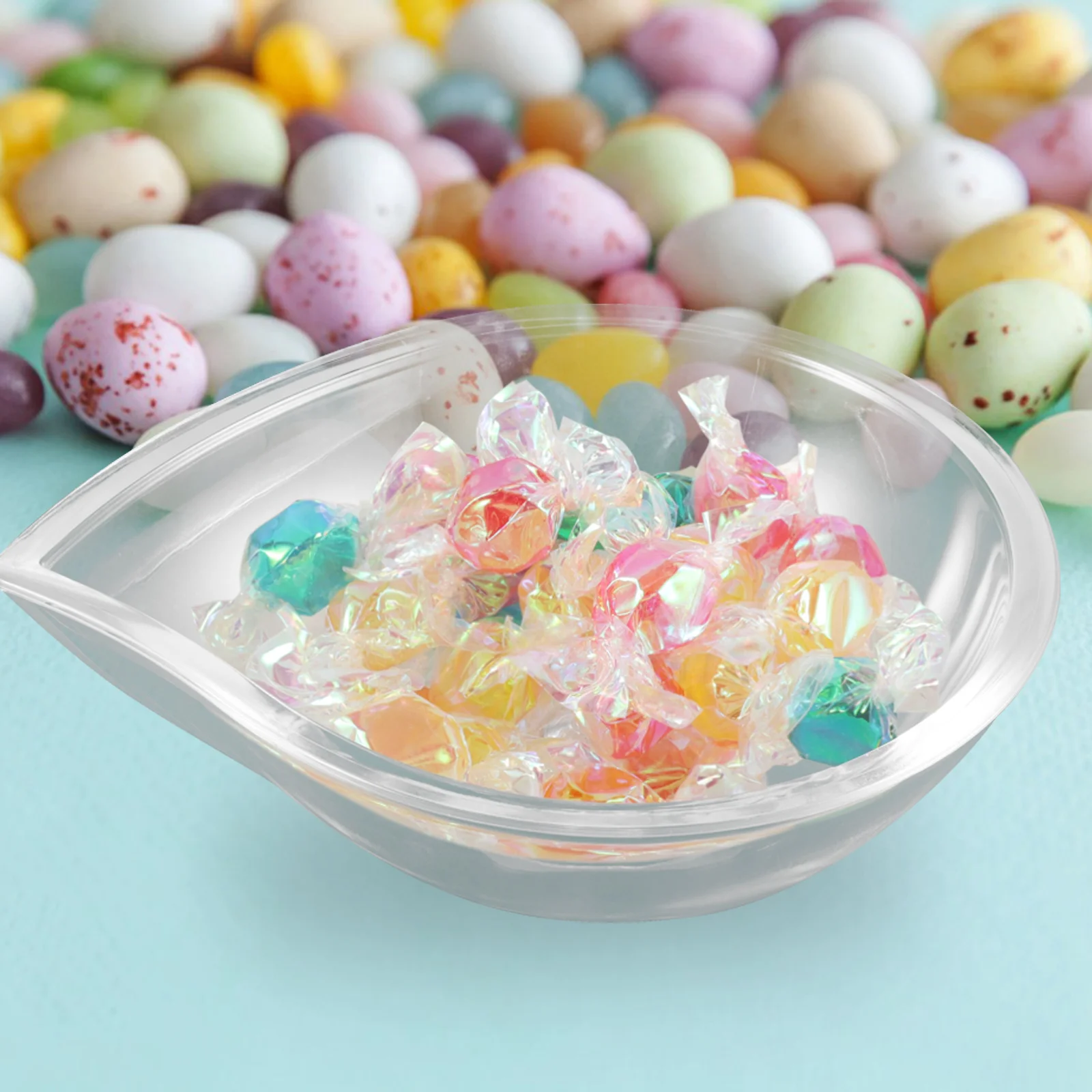 

Small Fruit Plate Water Drop Shaped Multi-Function Dessert Appetizer Serving Dish for Party Catering Home Kitchen Supplies