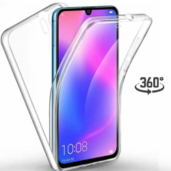 360 Full Cover Double Case For Huawei P30 P20 P10 Lite P Smart Mate 20 30 40 Honor 10 Lite 10i 8A 8X 20 Transparent Cover