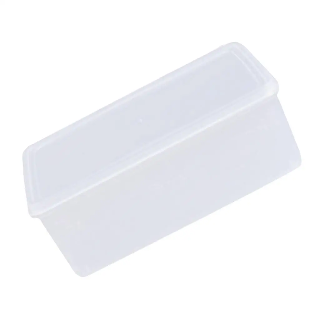 

3.3L Single Layer Plastic Rectangular Transparent Storage Box Dry Food Storage Container with Lid for Home Kitchen Bar