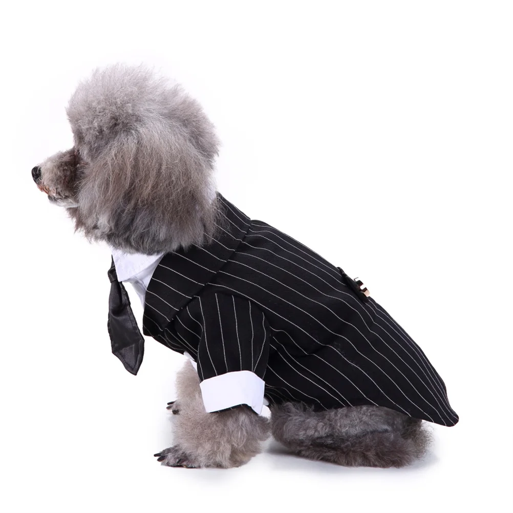 

Pet Dog Suit Elegant Vintage Design Puppy Formal Wear Soft Breathable Fabric Perfect Fit for Weddings Parties Halloween Xl