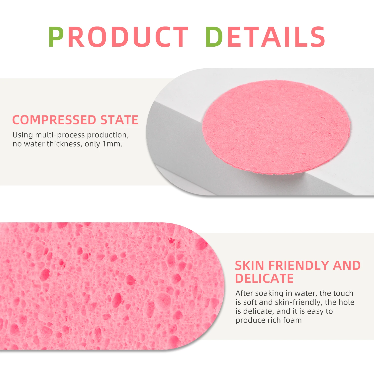 25 pièces compresse visage lavage bouffée pâte de bois naturelle éponge visage lavage bouffée moussant visage bouffée cosmétique bouffée visage éponge nettoyante