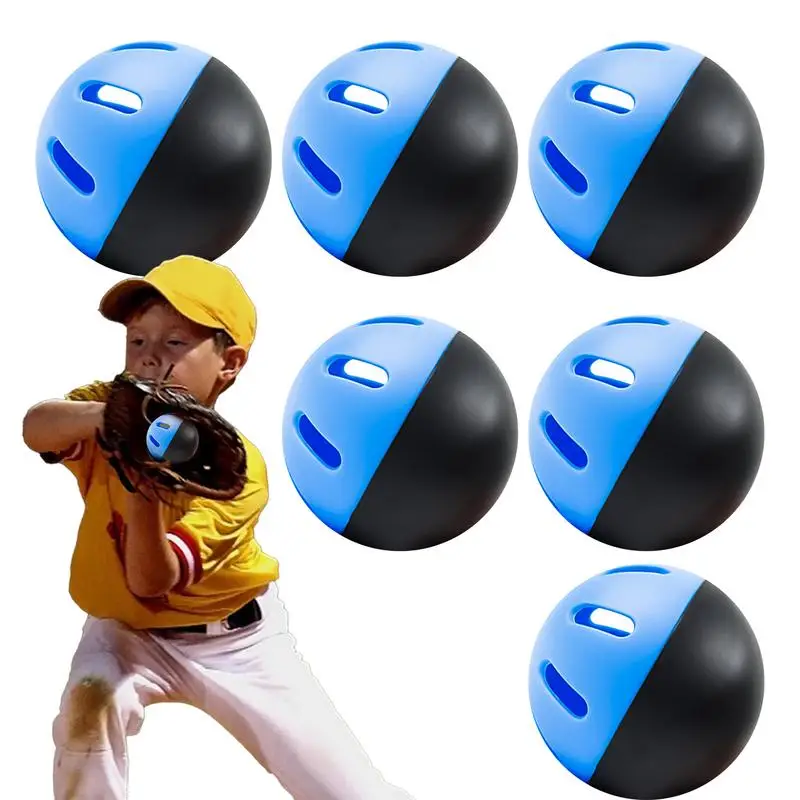 

Soft Practice Baseballs 2.9Inch Soft EVA Practice Baseballs For Batting 6pcs High Density Hitting Supplies Multifunctional