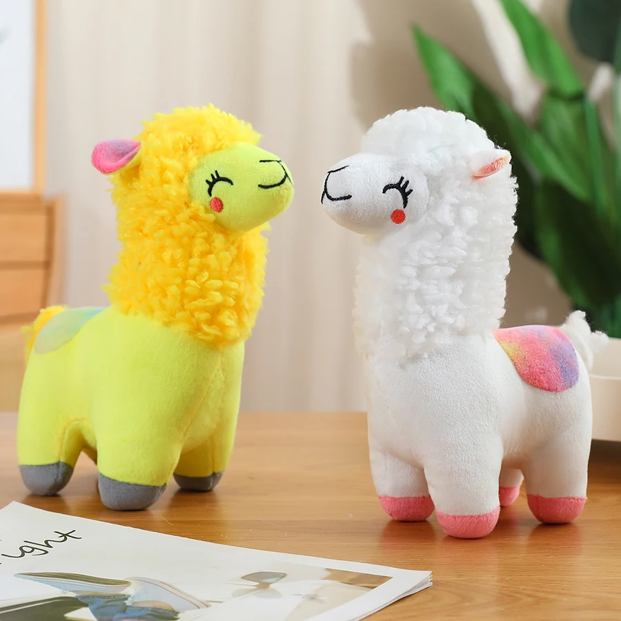 Beliebtes Alpaka-Plüschtier, Niedliches Kleines Schaf-Kissen, Alpaka-Stofftier, Kindergeburtstagsgeschenk, Grenzüberschreitender Großhandel