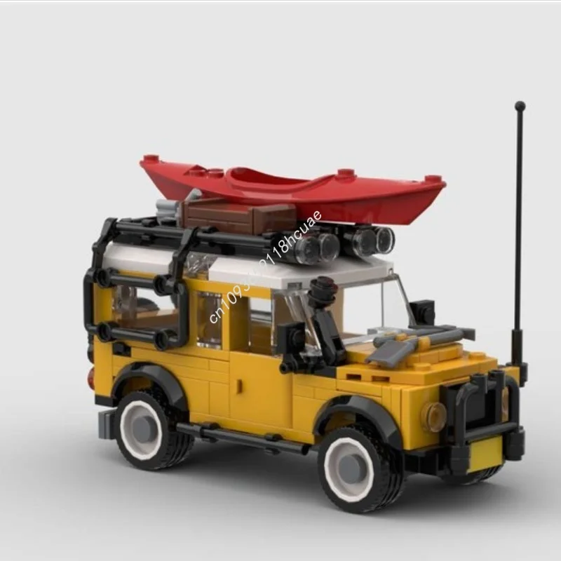 251 قطعة MOC لاند روفر المدافع مدينة Minifigure نموذج اللبنات هدية الكريسماس لعبة الهندسة المعمارية لتقوم بها بنفسك الإبداعية الطوب الاطفال #2