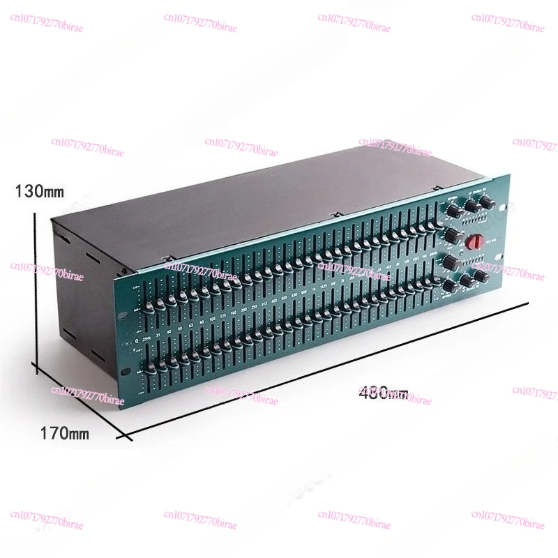 

FCS966 30-band Graphic Equalizer Professional Home Stage Performance Wedding KTV Karaoke Conference Tuner