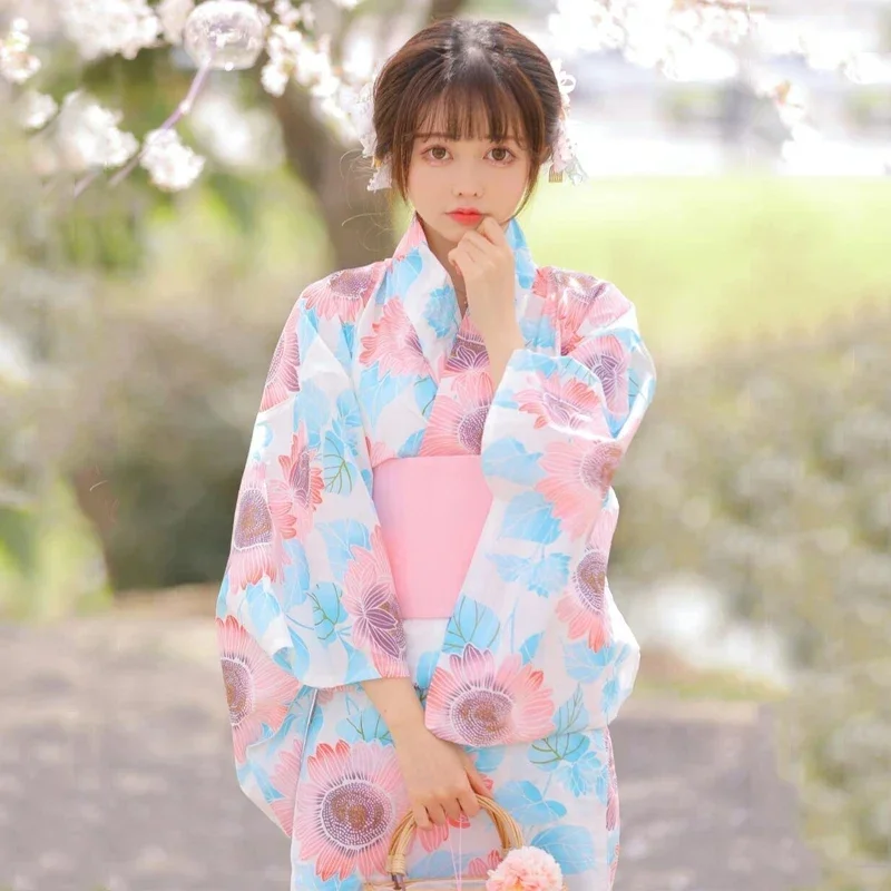 Kimono Women Formal Japanese Clothing Vintage Tradtional Dresses Robe Yukata Cosplay Costumes Performance Photoshooting Geisha