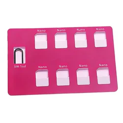 Nano Card and pin holder, Holds 8 pcs Nano Cards and lphone pin