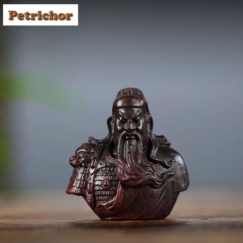 

Исин Цзыша Гуань Гун чайный питомец антикварный аквариум ландшафтный дизайн чайная фигурка игровые игрушки чайная статуя украшения поставки мастерство