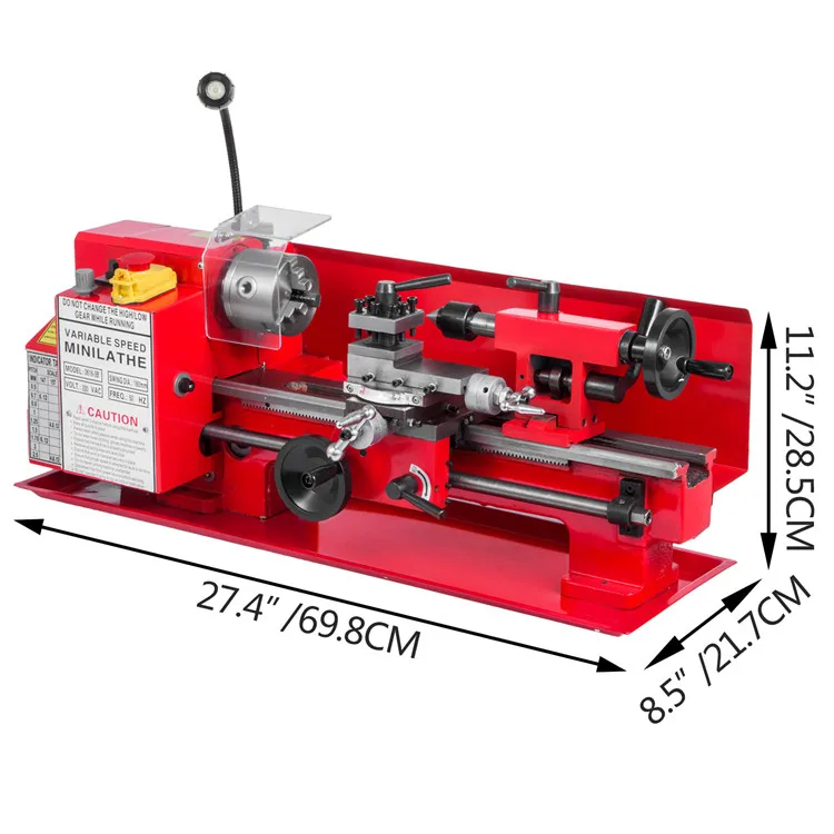 

Variable Speed Bench Lathe woodworking mini lathe machine small wood lathe 0618