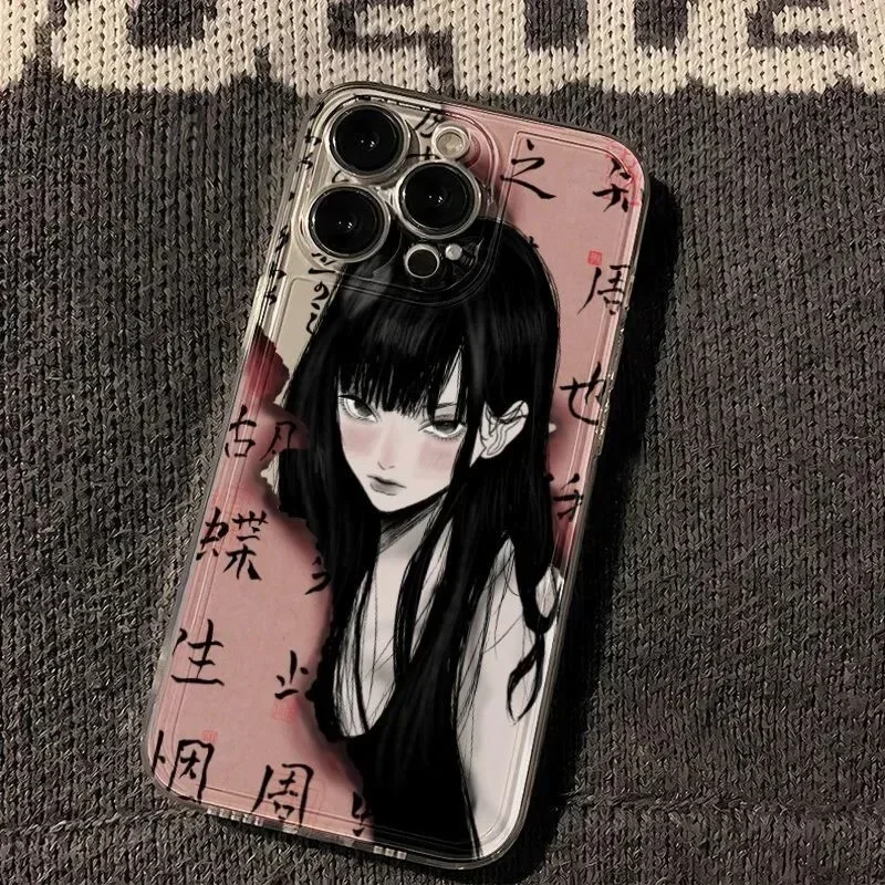 Japan Luxury Anime Tomie Kawakami INS Korean Case For Samsung A73 A72 A55 A54 A53 A35 A34 A33 A25 A24 A23 A15 A14 A13 A05 A06 5G