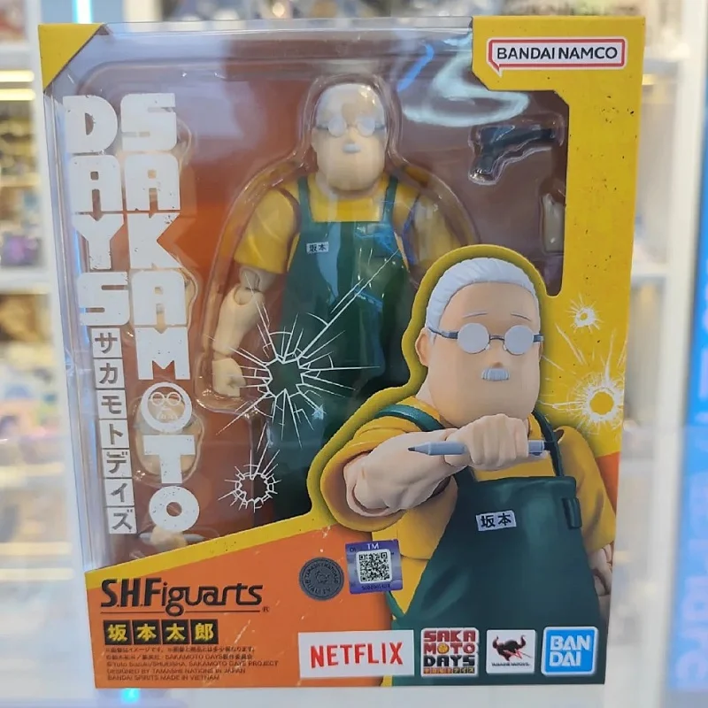 الأصلي بانداي S.H.Figuarts Shf ساكاموتو القلقاس أساكورا شين ساكاموتو أيام البلاستيكية أنيمي عمل أرقام لعبة مجسمة هدية
