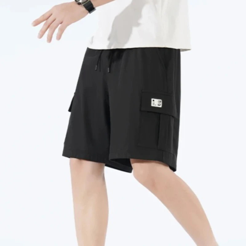 

8XL Korean Men's Cargo Shorts Casual Multi-Pockets Streetwear Baggy Work Shorts Men Fashion Loose Overalls Shorts Male Workwear