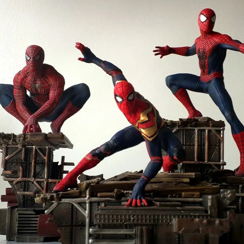 

New Spider Man：No Way Home Figure Spider Man Classic Poses Collection Of Animation Models Desktop Ornaments Cartoon Decor Toys