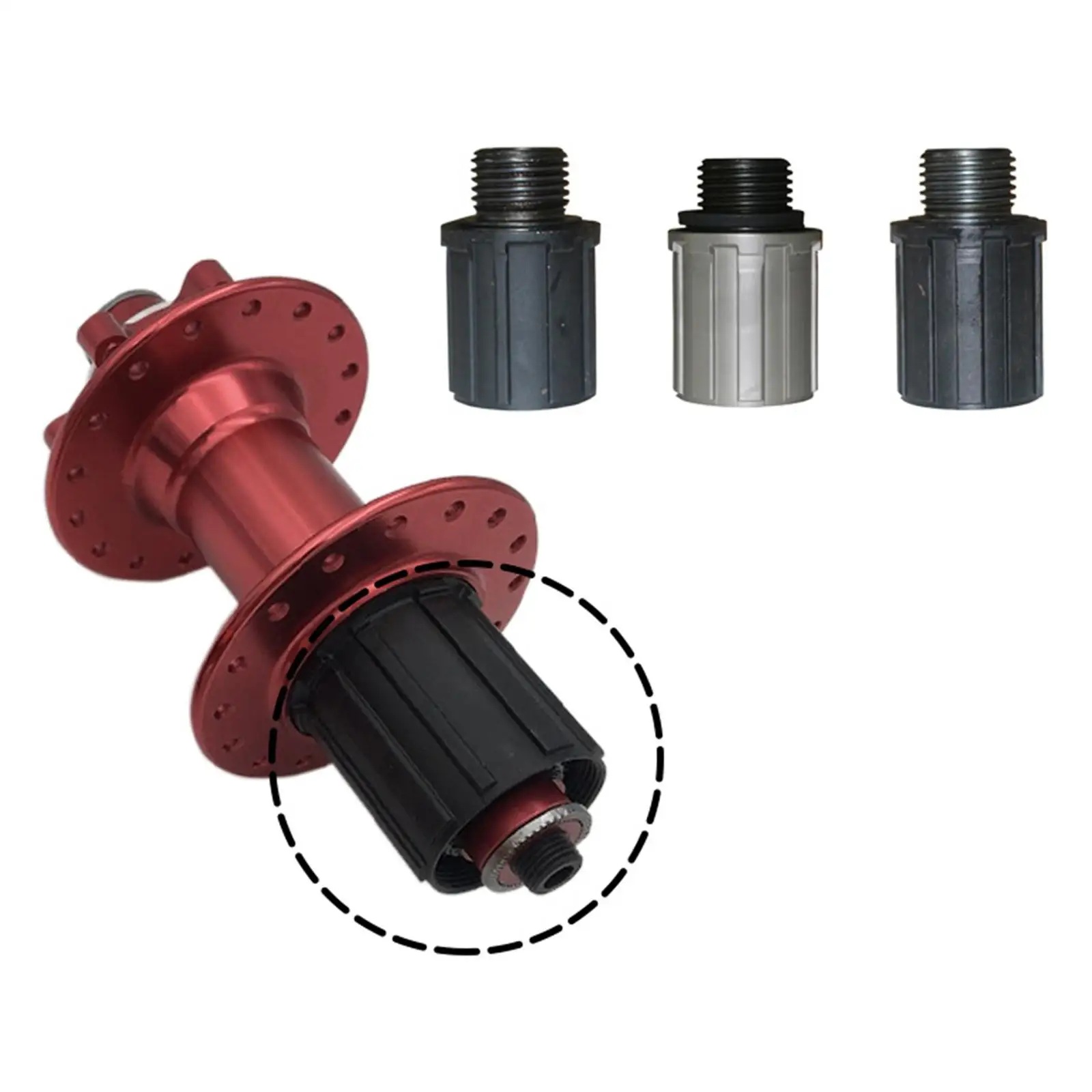 مجموعة مكونات مرفقات محور الموازنة للدراجة الفولاذية مكونة من 6 مخالب