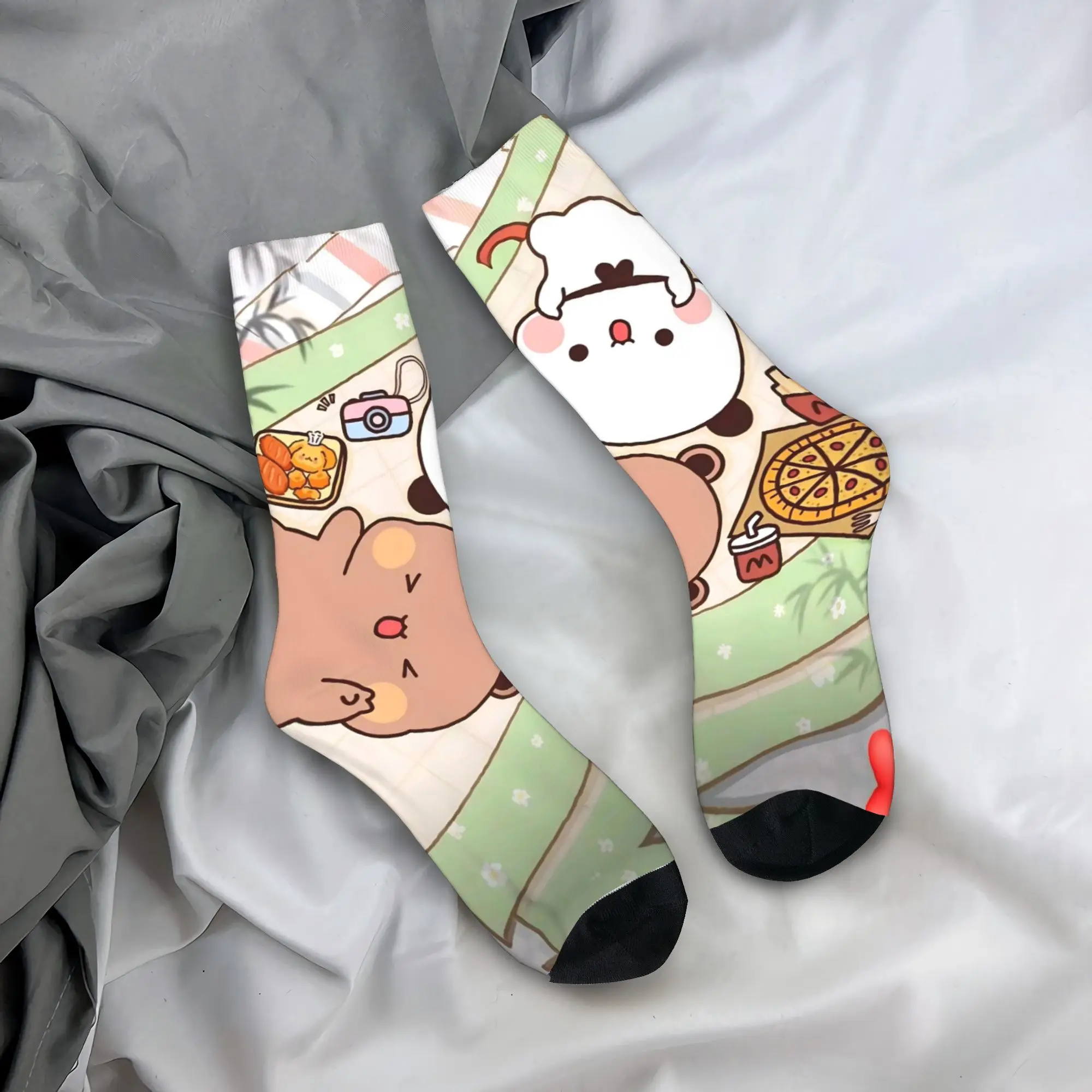 

Носки Bear And Panda Bubu Dudu, дизайнерские чулки, противоскользящие мужские носки, качественные зимние носки для отдыха и занятий спортом на открытом воздухе