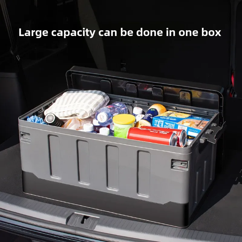 

Camping Box Stash Car Trunk Collapsible Storage Box Camping Organizer Household Storage Box Camping Out Trunk