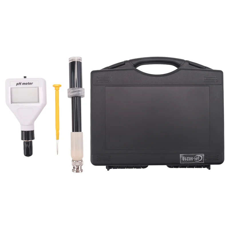 PH-98211 디지털 다목적 PH 측정기 산도 측정기 PH 테스터 흰색 백라이트가있는 토양 측정기 테스터-A21R