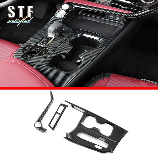 

Накладка на ручку переключения передач в стиле углеродного волокна для Lexus NX-Class AZ20 NX250 NX350 NX450 2021 2022, наклейки на автомобильные аксессуары