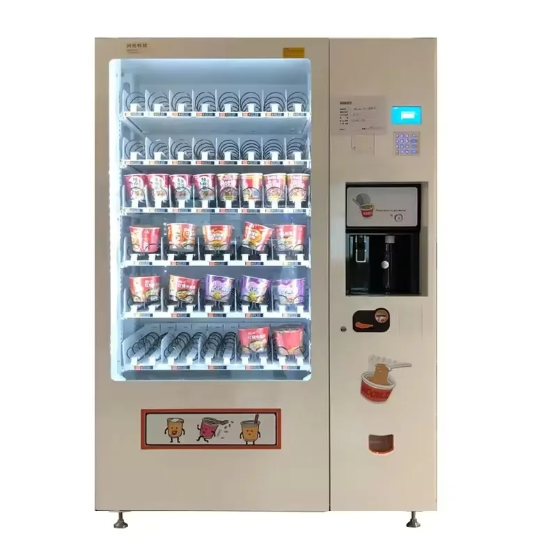 Custom Cup Noodle Vending Machine With Hot Water Dispenser Customized FL Wholesale