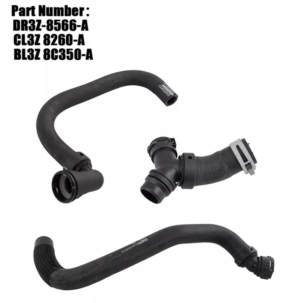 Complete Upper & Lower Radiator Hoses with T Connector for Ford F150 5 0L (2011 2020) Reliable Performance Assured