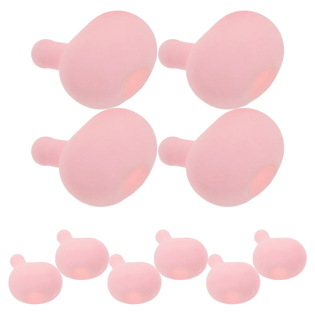 12 Stück Bubble Blowing Squishy Toys Press Insert Mini Foam Balls Silikon Squeeze Stress Inserts Babypuppen