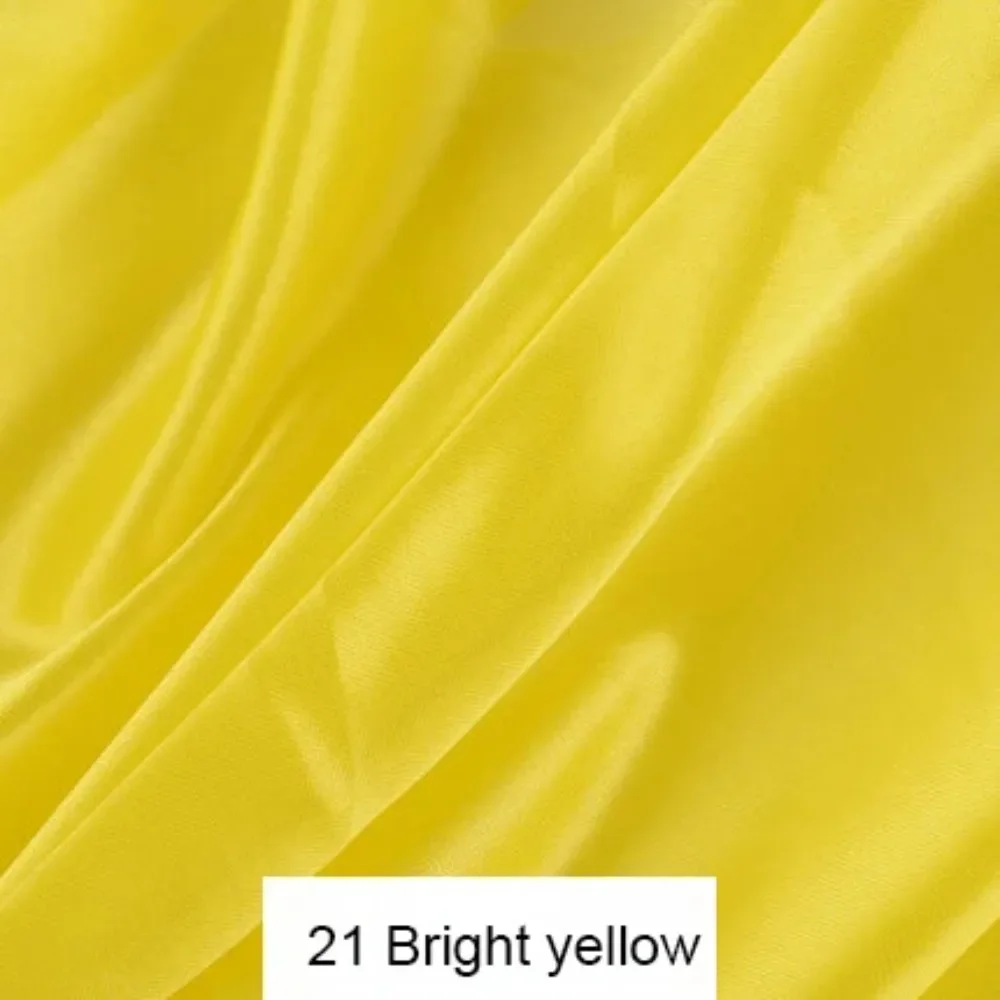 Solid color glossy ice silk fabric DIY party background stage curtains wedding event decoration hanging background fabric