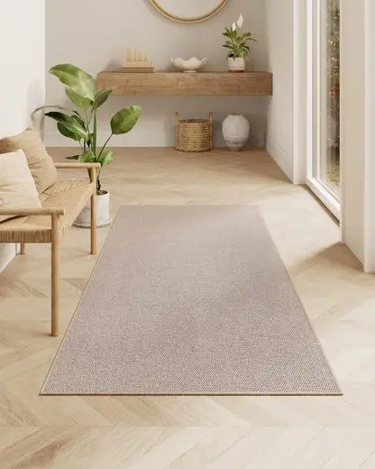 SONGMICS HOME Sisal rug living room rug Height: 5 mm Non-Slip rug Jute Optics Decoration kitchen