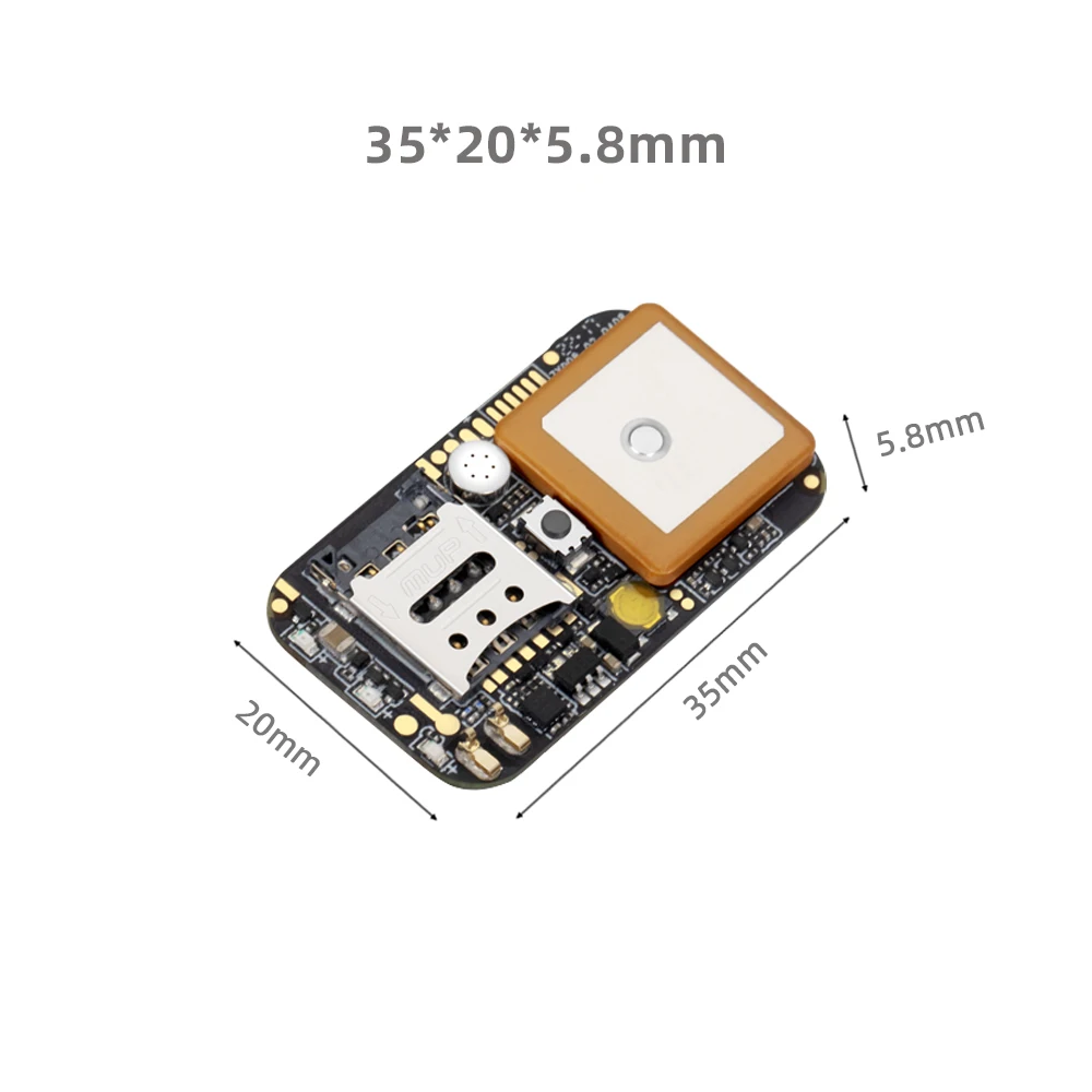 Chip Pelacak GPS Ultra Mini ZX908 4G LTE TDD FDD Modul PCBA WiFi AGPS LBS untuk Pengembangan Pelacak GPS Hewan Peliharaan Anjing Kucing