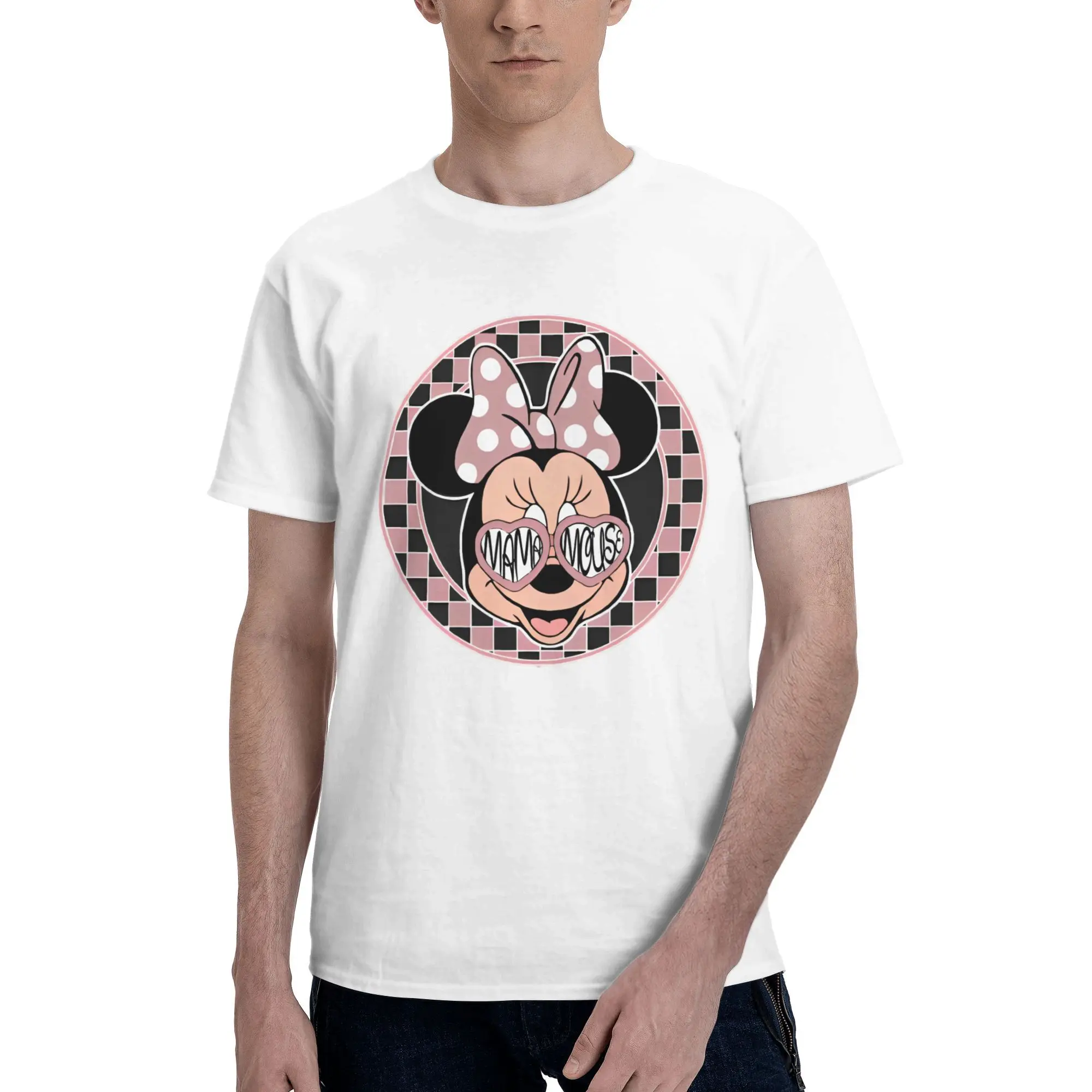 

Mothers Day Minnie Head Merch Unisex T Shirt 100% Cotton Tee Graphic Printed T-shirt Clothes