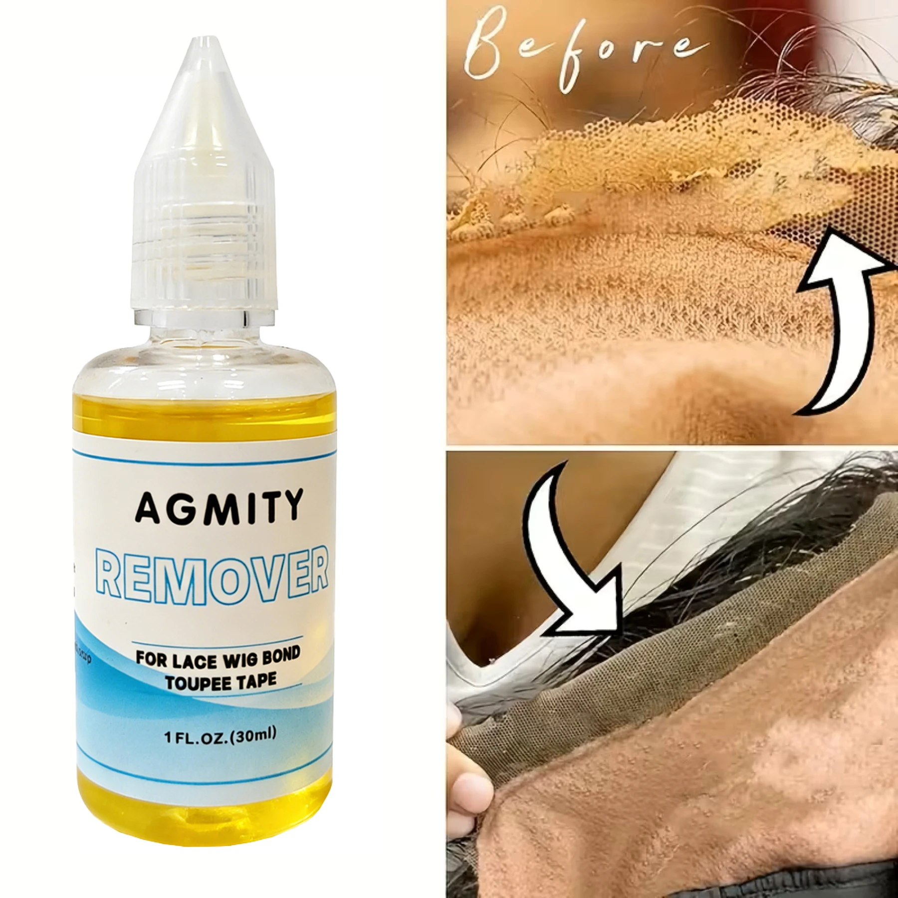 

Спрей для удаления клея для париков 30 мл, быстродействующий, без раздражения, для снятия клея с кружевных накладок, для наращивания волос, париков и накладных прядей