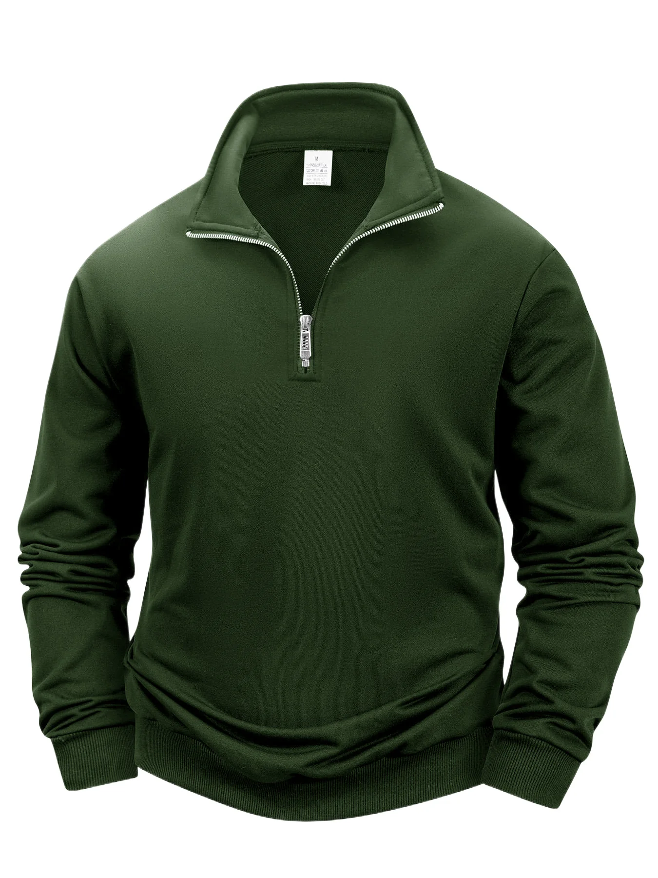 رجل يقف الرقبة الربع البريدي البلوز السببية الاجتماعية جيب بلون خفيفة الوزن الوقوف طوق البلوز البلوز للرجال