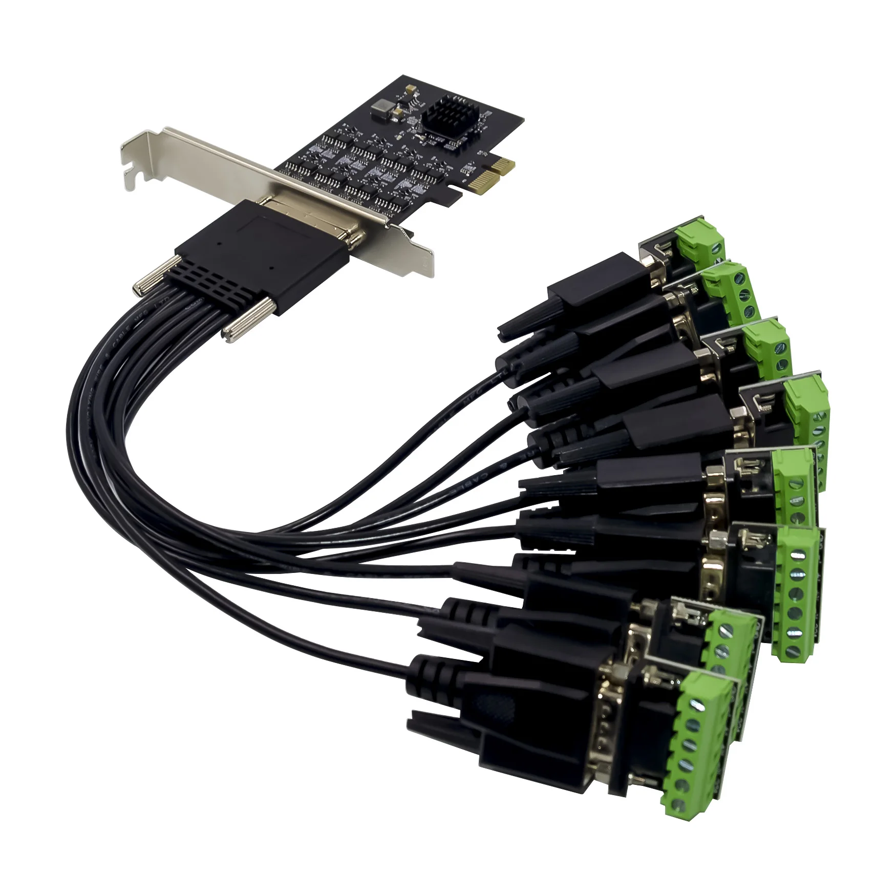 Sunweit ST345 PCI Express 8 portas Serial RS422 RS485 Cartão Multi RS-422 RS-485 Adaptador