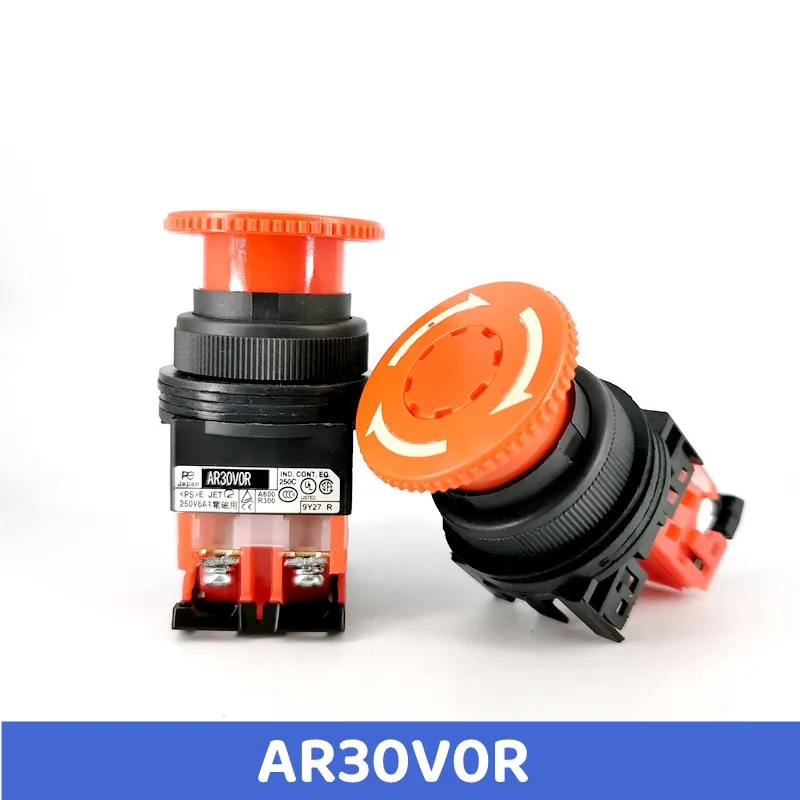 AR30VOR-11R/02R emergency stop self-locking rotation reset stop button switch AR30V0R/V5R