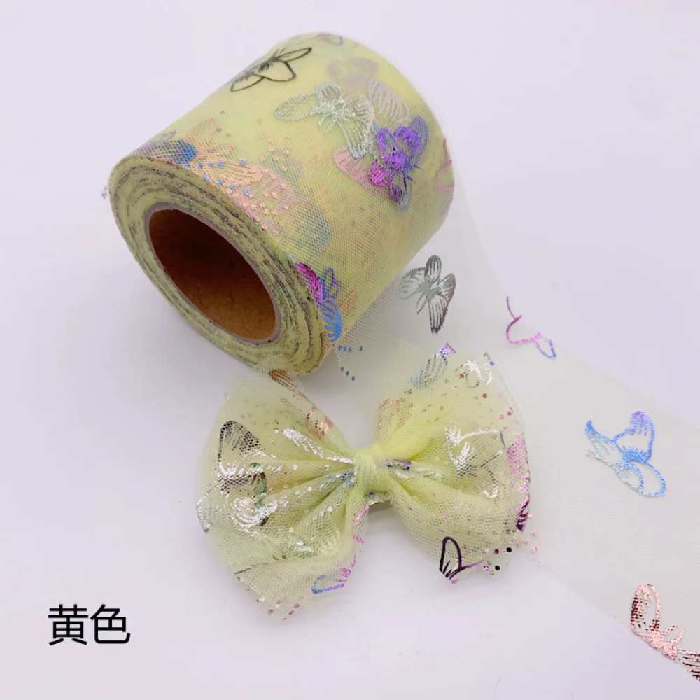 

Лента-бабочка, разноцветная лента для рукоделия, яркая лента для украшения десертов, для подарочной упаковки, для скрапбукинга