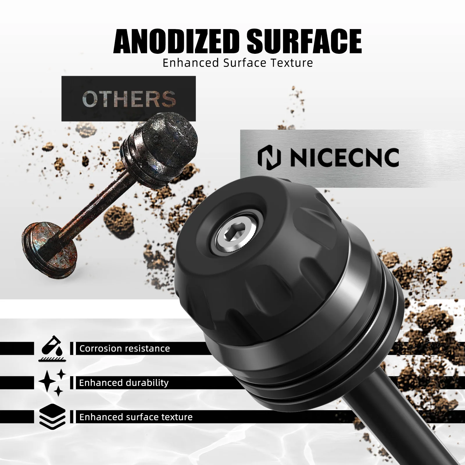 لسيارات BMW R1250GS R1250GSA NICECNC المحور الخلفي شوكة عجلة حماية تحطم R1250 GS 2019-2023 R1250GS Adventure 2019-2024 2023 2022