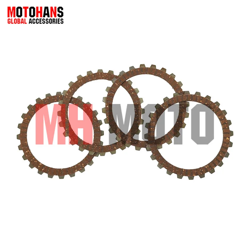 

CLUTCH FRICTION PLATE 4PCS 24 TEETH MOTORCYCLE ACCESSORIES FOR HONDA GL125 CB125 CB110