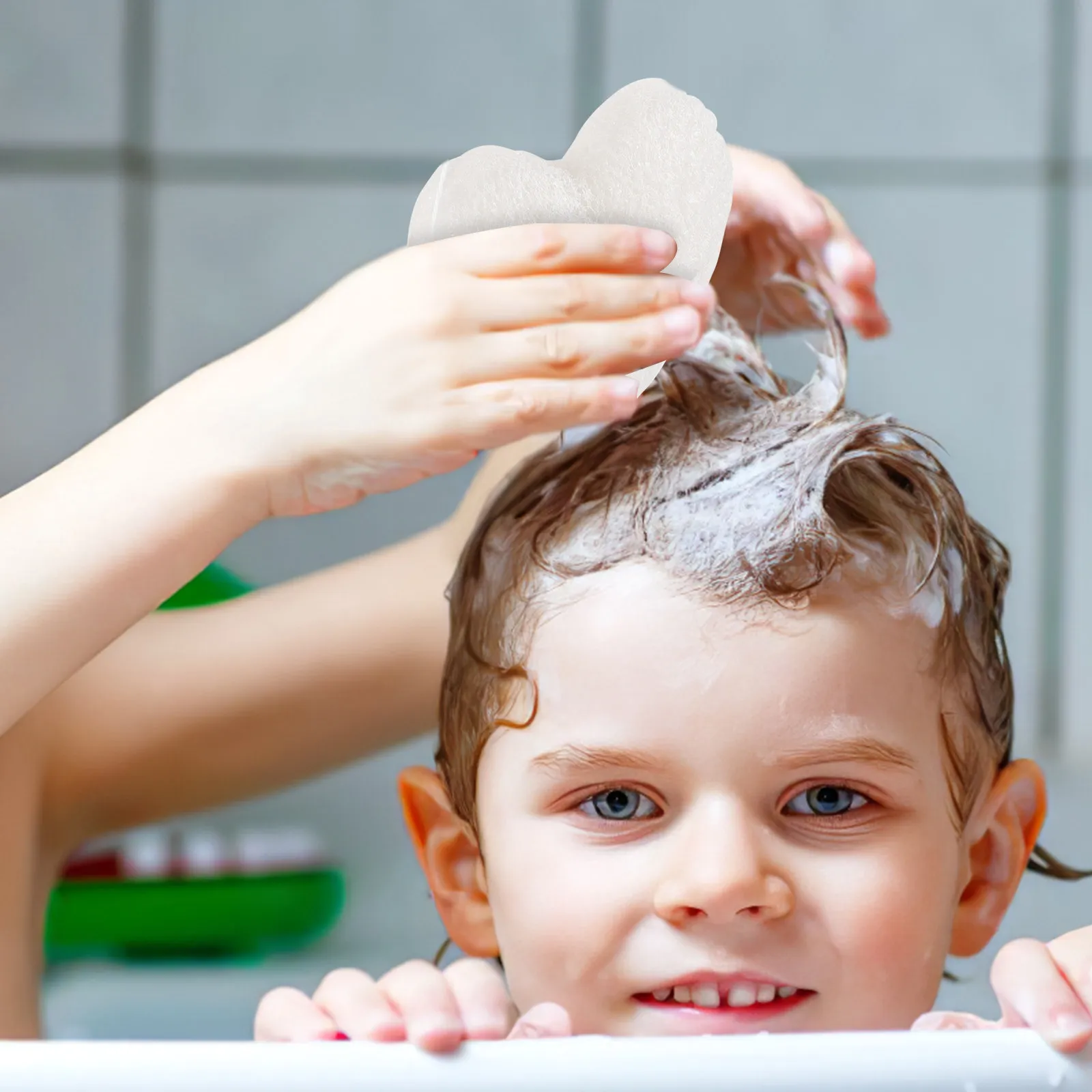 

Baby Bath Sponge Konjac Heart Shape Toddler Shower Soft Exfoliating Body Washing Sponge for Kids Bathing Sponges for Shower