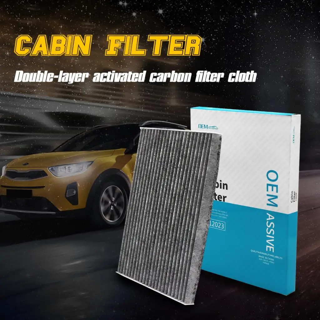 Car Pollen Cabin Air Conditioning Filter Activated Carbon 27277-EN000 For Nissan Dualis Qashqai J10 X-Trail T31 2011 2012 2013