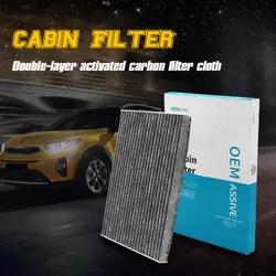 Car Pollen Cabin Air Conditioning Filter Activated Carbon 27277-EN000 For Nissan Dualis Qashqai J10 X-Trail T31 2011 2012 2013