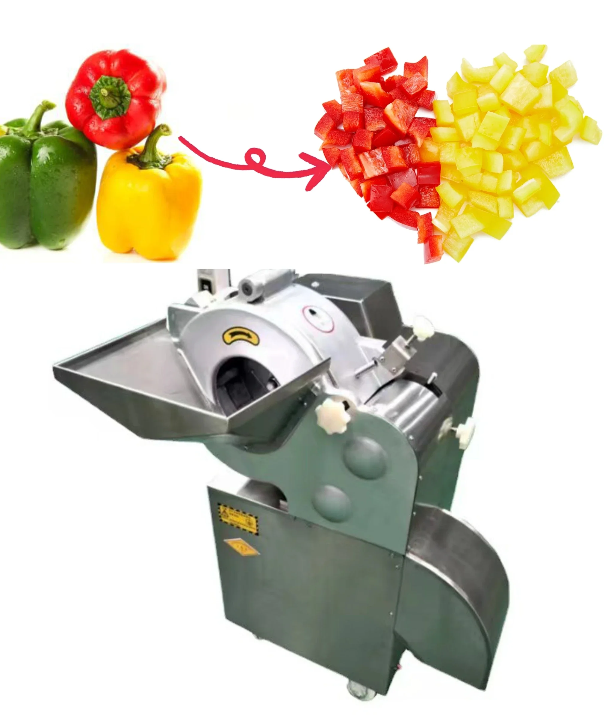 Low Price Electric Vegetable Potato Slicer Shredder Cutting Machine Cassava Chips Vegetable Dicing Cubes Cutter Chopper Machine