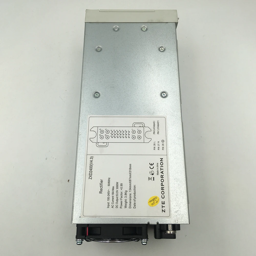 Suitable for ZTE Monitoring Unit Module ZXD2400 V4.3 100-240V 18A 53.5V 40/60Hz 3000W, Perfect Test Before Delivery