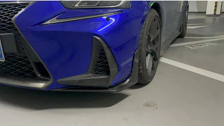 Applicable to 2017 Lexus is200t, is300, is350 carbon fiber front lip, front wrap angle, lower guard plate, diffuser, spoiler