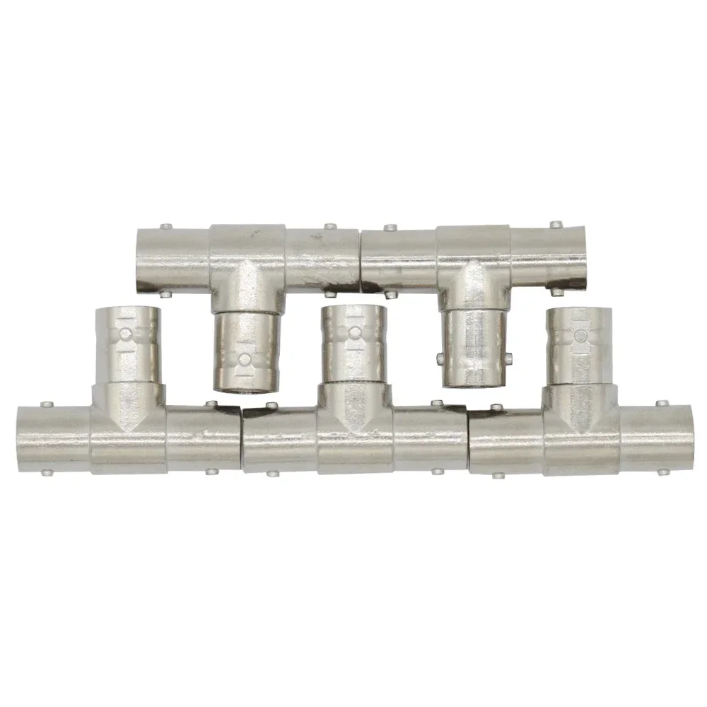 ANPWOO 2pcs/5pcs/10pcs  Right Angle tee security system BNC Connector three male connector for CCTV system