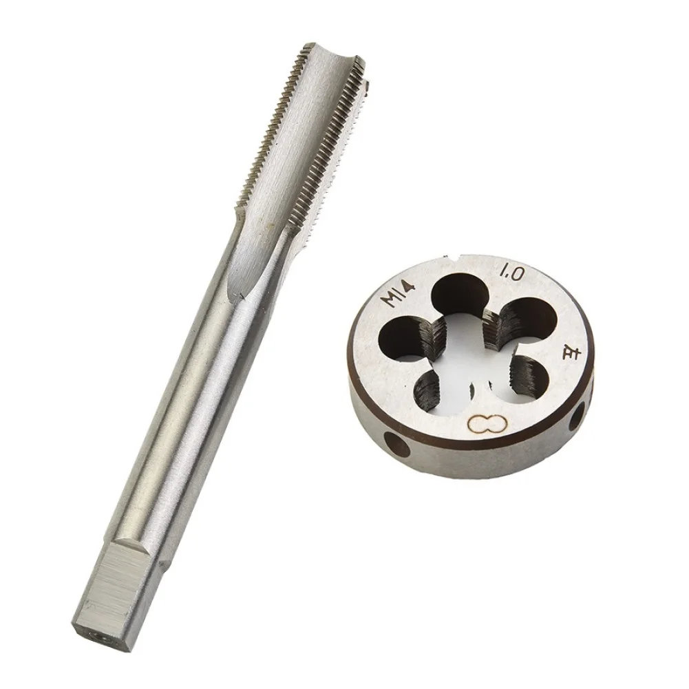 

High Speed ​​Steel For M 14 X 1.0mm Tap And M 14 X 1.0mm Die Metric Thread Left Hand Metalworking Tools Taps Threading Tools