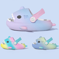 Pallene Lovely Kids Shark Slippers Fashion Baby Cartoon Slippers Girls Boys Home Non-slip Sandals Children Outdoor Beach Slides