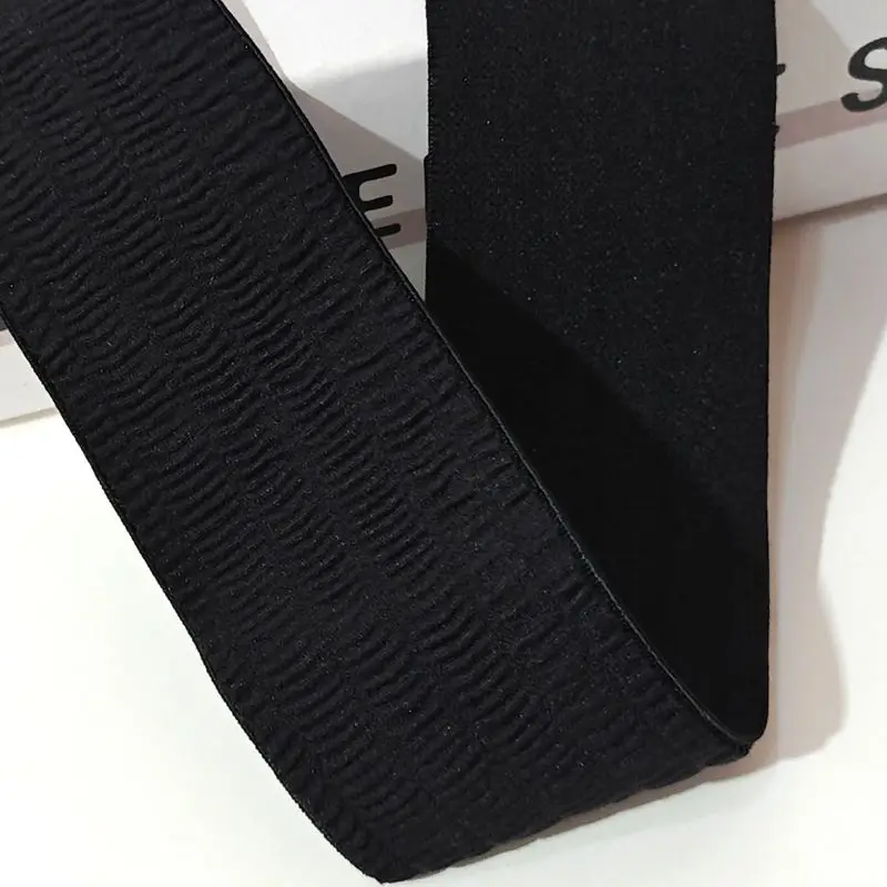 3.5Cm black spot thin rubber band soft elastic belt waistband pants skirt soft home textile DIY clothing accessories