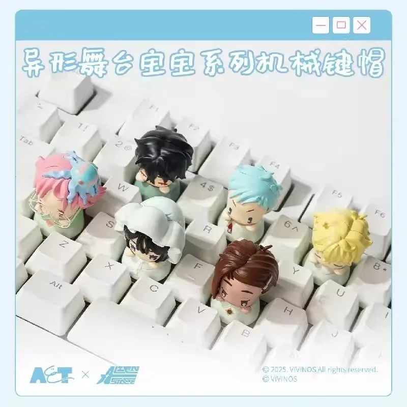 

Hot Genuine Anomaly Stage Baby Series Mechanical Keycaps Trendy Blind Box Collectible Model Toy Display Piece Girl'S Kawaii Gift