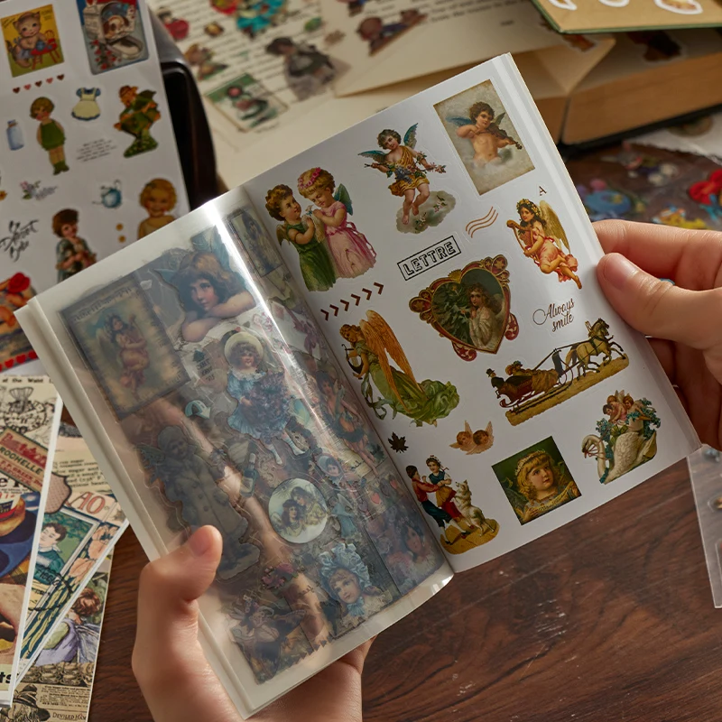 

20 листов, большой размер, стикер в евроамериканском стиле, книга, бумага васи, журнал, материал «сделай сам», украшение, блокнот, канцелярские принадлежности для скрапбукинга